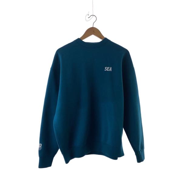 WIND AND SEA◇スウェット/M/ポリエステル/BLU/WDS-O-ESS-24-Q2-JER-02