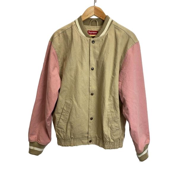 Supreme◇スタジャン/M/コットン/BEG/無地 : セカンドストリートYahoo
