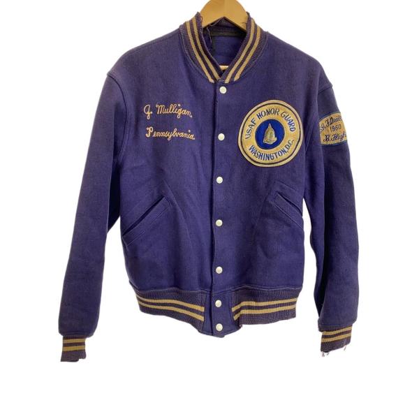 BUTWIN◇60s/USAF/スタジャン/42/ウール/NVY/無地// : セカンド