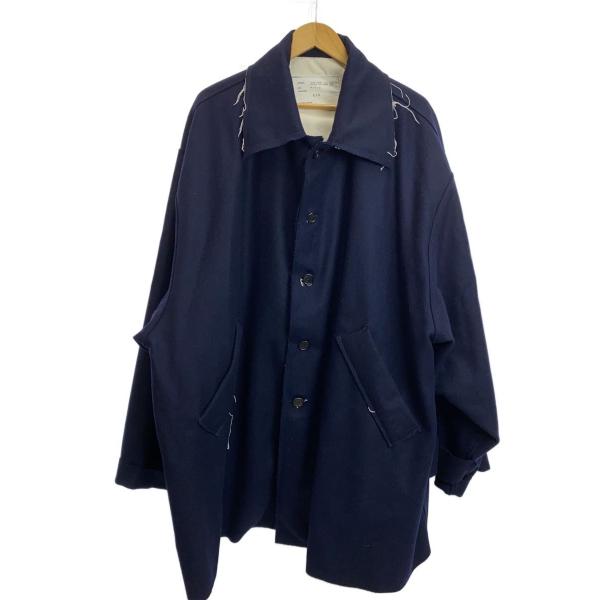 CAMIEL FORTGENS B.V.◇XXL MACKINTOSH/014/コート/XL/ウール/NVY/無地