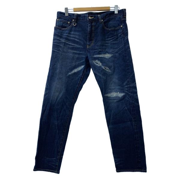uniform experiment◇22SS/DAMAGED DENIM PANTS/ダメージ加工 uniform experiment◇22SS/DAMAGED DENIM PANTS/ダメージ加工