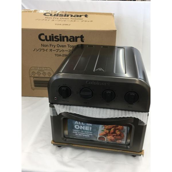 Cuisinart◇ノンフライオーブントースター ブラック/TOA-29KJ/未 Cuisinart◇ノンフライオーブントースター ブラック/TOA-29KJ/未