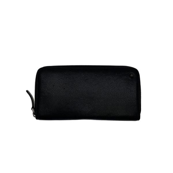 GIORGIO ARMANI◇長財布/レザー/BLK/メンズ// : セカンドストリート