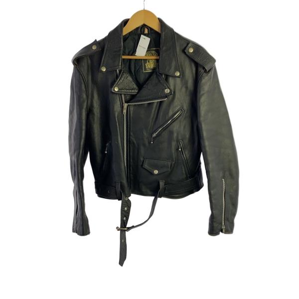 666 Leather Wear◇ダブルライダースジャケット/イングランド製/死神