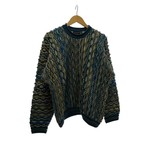 COOGI◇3Dニット/90s/ニット・セーター(厚手)/S/ウール/マルチ