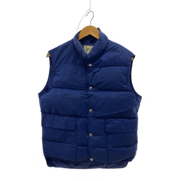 L.L.Bean◇60s〜70s/筆記体タグ/usa製/ダウンベスト/ナイロン/NVY