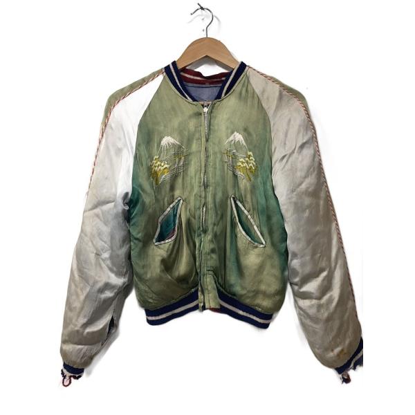 40s？50s？スーベニアジャケット 40s/スーベニアジャケット/龍/虎/富士/--/--/マルチカラー/無地