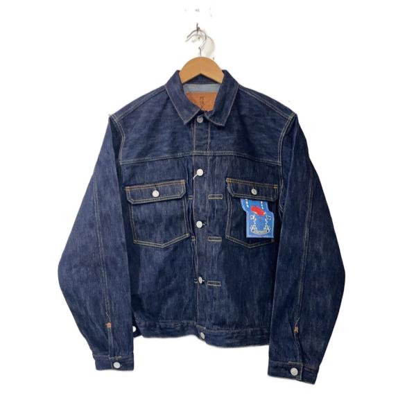 STUDIO D'ARTISAN◇阿波正藍デニムジャケット/2nd型/Gジャン/42