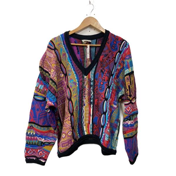 COOGI◇ニット・セーター(厚手)/M/コットン/マルチカラー/総柄