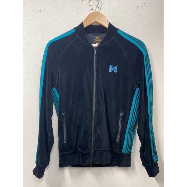 Needles◇RC Track Jacket/ジャージ/XS/ベロア/BLK/OT233 : セカンド