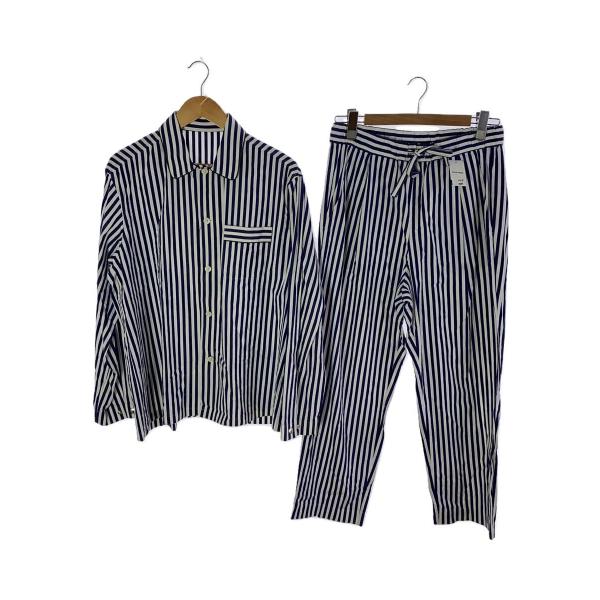 sacai◇23SS/×Thomas Mason/セットアップ/2/コットン/BLU/ストライプ