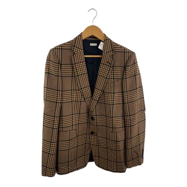 DRIES VAN NOTEN◇18AW/ジャケット/48/ウール/ベージュ/チェック