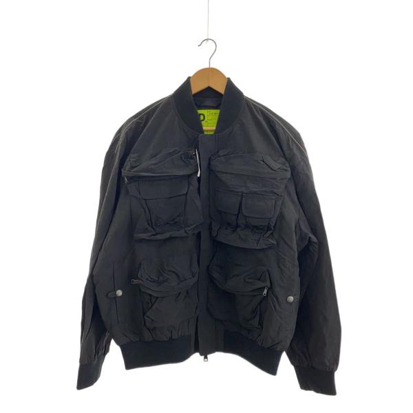 DIESEL◇J-STAIN-SHORT/ブルゾン/46/ポリエステル/BLK/A10502