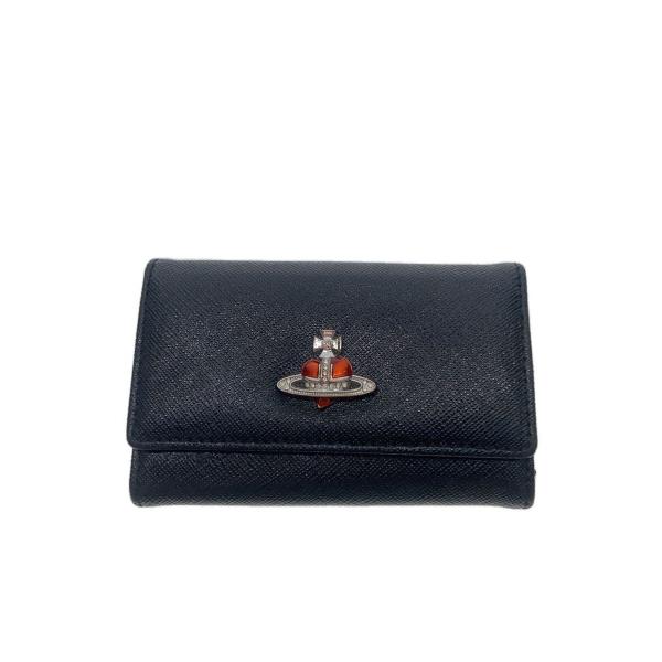 Vivienne Westwood◇キーケース/レザー/BLK/無地/レディース