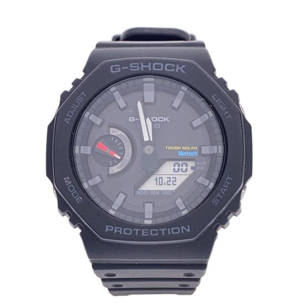 CASIO◇ソーラー腕時計_G-SHOCK/デジタル/ラバー/BLK/NVY : セカンド