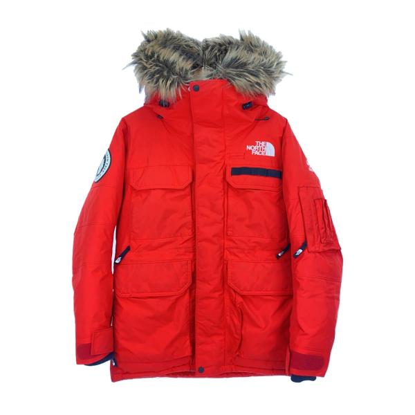THE NORTH FACE◇サザンクロスパーカ/S/レッド/ND91820/汚れ着用感有