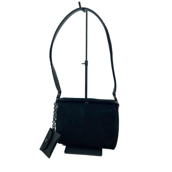 Salvatore Ferragamo◇ショルダーバッグ/--/BLK/無地/BC-217651