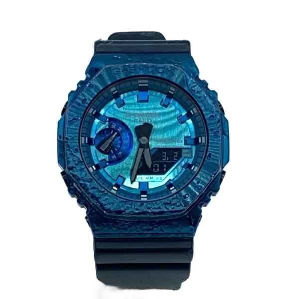 CASIO◇クォーツ腕時計・G-SHOCK/デジアナ/BLK/BLU CASIO(カシオ 