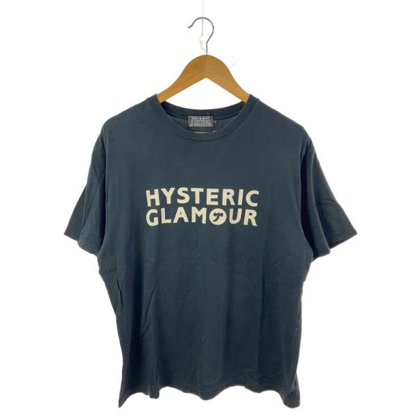 HYSTERIC GLAMOUR◇Tシャツ/L/コットン/BLK/プリント/02223CT12