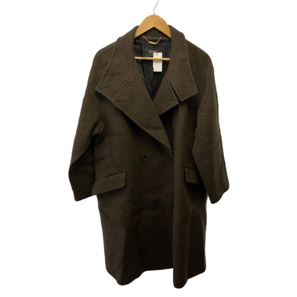 【2023AW】L'ESSAGE MANTECOトップビーバースタンドコート 黒 JOURNAL STANDARD L'essage◇MANTECOトップビーバースタンドコート