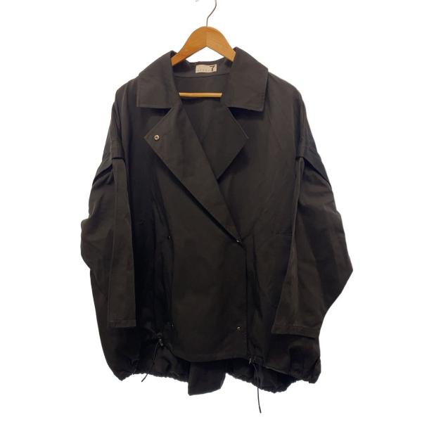 新品＊soeur7 2wayミリタリーオーバーブルゾンヤマダヤショートコート soeur7◇2WAYミリタリーオーバーブルゾン/9/コットン/BLK/MF-166-2