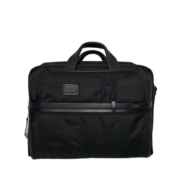 【極美品】TUMI ALPHA3 2603114D3 ブリーフケース TUMI◇ALPHA3/2WAYブリーフケース/ナイロン/ブラック/2603114D3