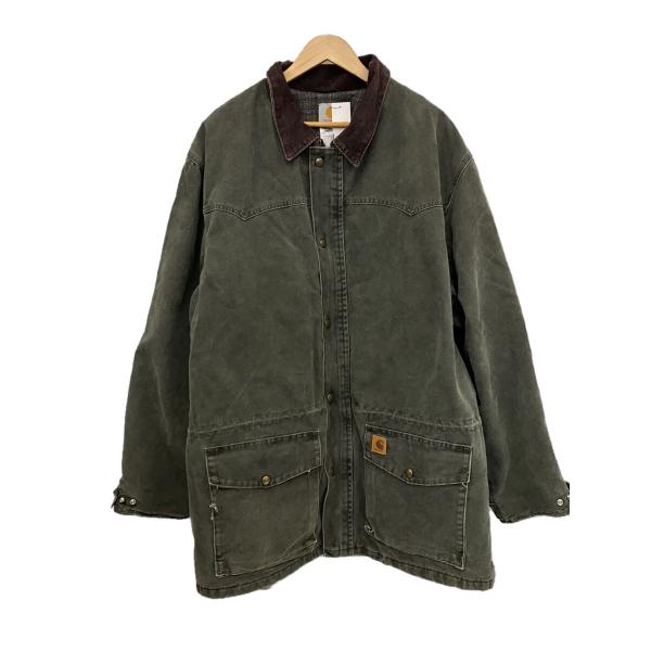Carhartt◇00s/メキシコ製/チョアコート/ジャケット/コットン/BLK/C52