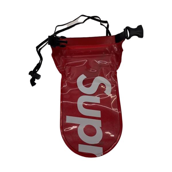 SUPREME トラベルポーチ レッド Supreme◇シュプリーム/×SEAL LINE/See Pouch/ポーチ/PVC/レッド/赤