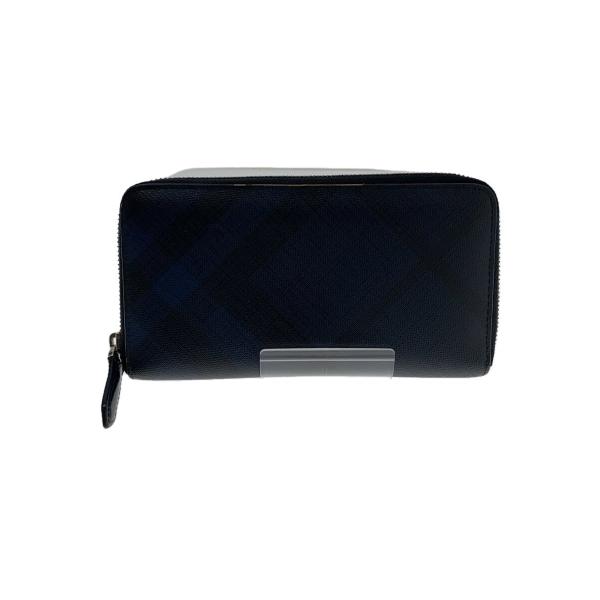 BURBERRY◇バーバリー/長財布/--/紺/ネイビー/NVY/チェック