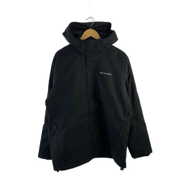 Columbia◇コロンビア/マウンテンパーカー/XL/ナイロン/黒/ブラック