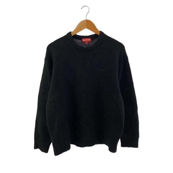 Supreme◇ニット・セーター(薄手)/L/ウール/BLK : セカンド Supreme◇ニット・セーター(薄手)/L/ウール/BLK : セカンド