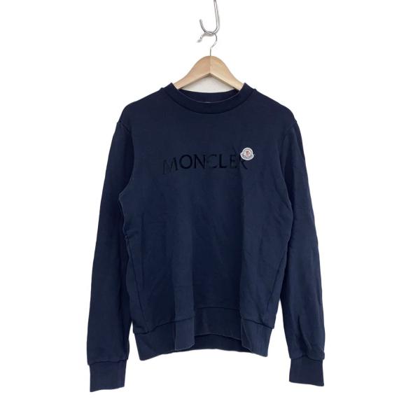 MONCLER◇スウェット/M/コットン/NVY/無地/G20918G00023 : セカンド