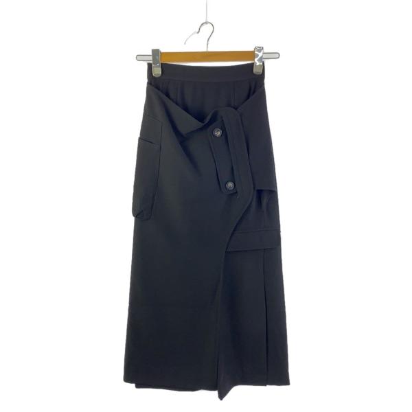 UN3D.◇ロングスカート/--/ポリエステル/KHK/無地/522420800301-01