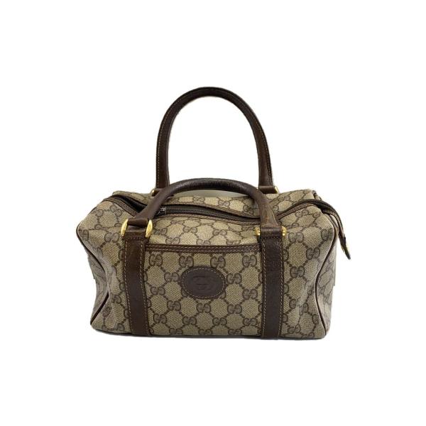 最終SALE！GUCCI　ボストンバッグ　美品　レア GUCCI◇ボストンバッグ/--/BEG/総柄/000・58・0093 : セカンド