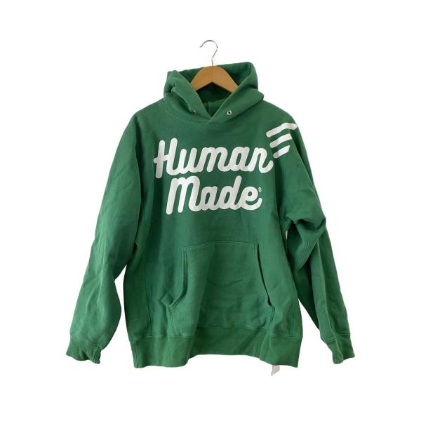 HUMAN MADE◇パーカー/XL/コットン/GRN/無地 : セカンドストリート
