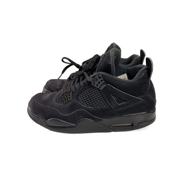 NIKE◆AIR JORDAN 4 RETRO/エアジョーダン 4 レトロ/ブラック/CU1110-010/27cm/BLK//