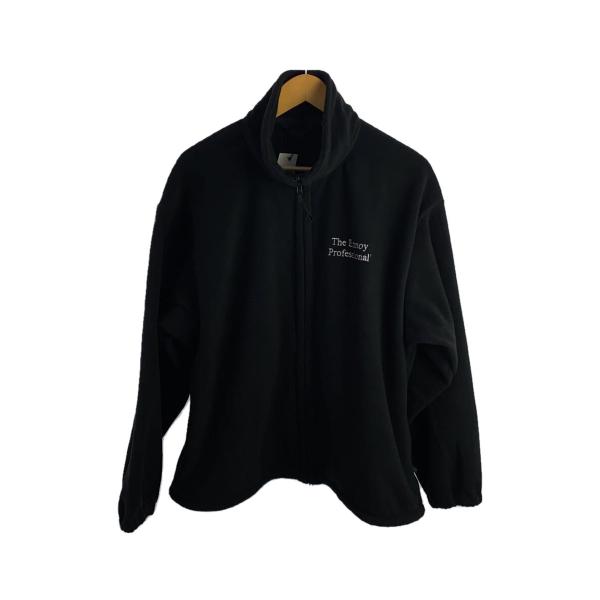 ENNOY◇フリースジャケット/L/ポリエステル/BLK/AW24BRENCT04LP