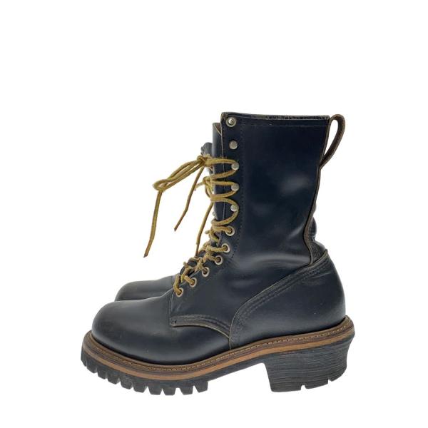 RED WING◇エンジニアブーツ/--/BLK/レザー/ANSI Z41 PT91
