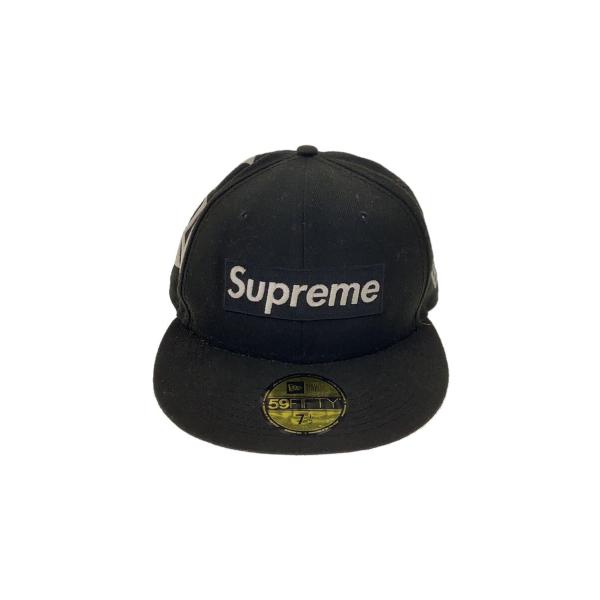 Supreme 59FIFTY ストライプキャップ 7 1/2 Supreme◇キャップ/7 1/2/BLK/総柄/メンズ/21aw/ニューヨーク
