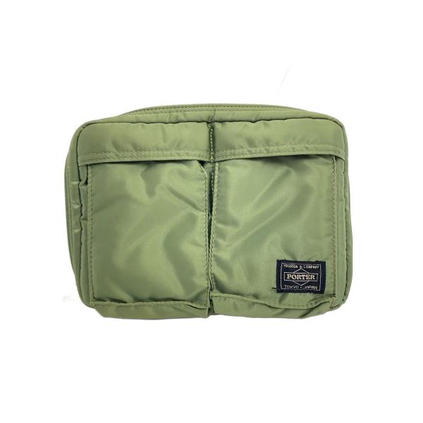 PORTER◇タンカー/システム手帳/セージグリーン/ポーチ/ナイロン/GRN