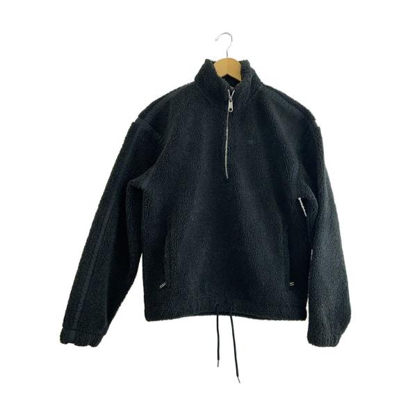 adidas◇ハーフジップ/トレフォイル/ボア/フリースジャケット/XS