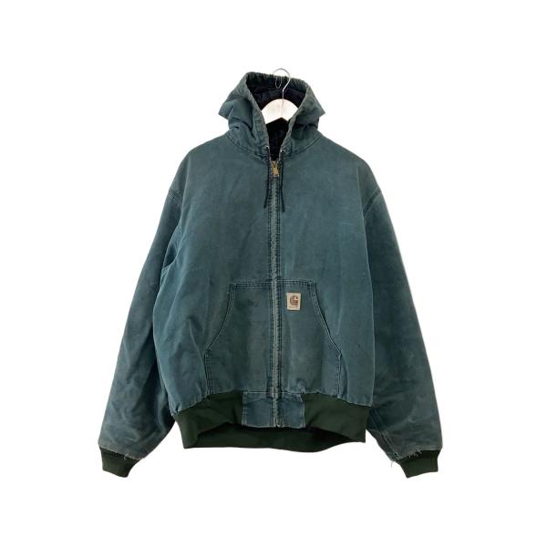 Carhartt◇90s/USA製/アクティブジャケット/XL/コットン/GRN/J06HTG