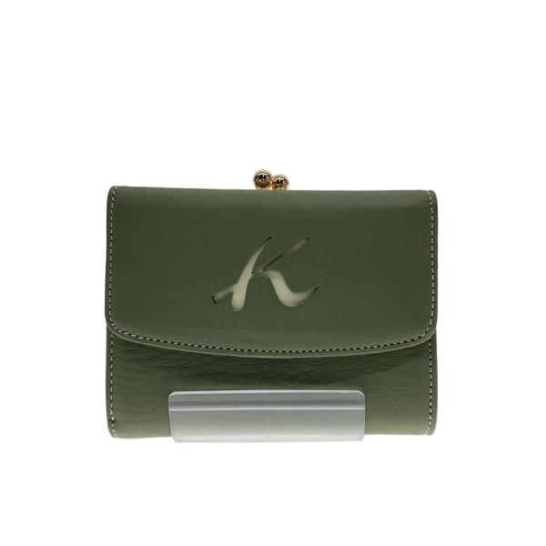 Kitamura◇2つ折り財布/レザー/GRN/レディース/PH0385// : セカンド