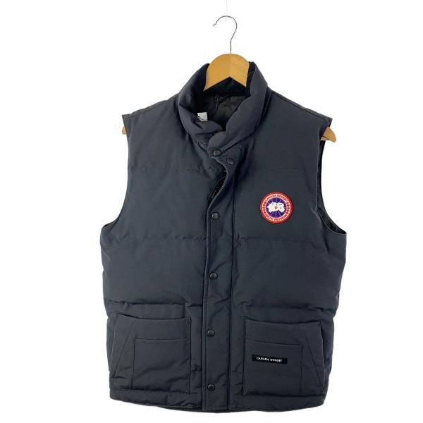 CANADA GOOSE◇ダウンベスト/S/ポリエステル/BLK/4154M : セカンド