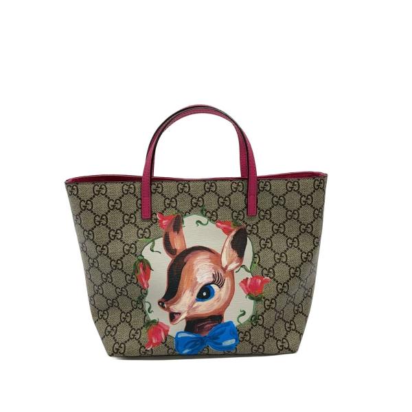 GUCCI◇トートバッグ/PVC/BEG/総柄/410812// : セカンドストリート