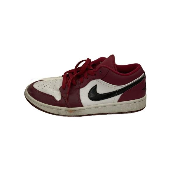 NIKE◆AIR JORDAN 1 LOW/エアジョーダン 1 ロー/レッド/553558-604/27cm/RED