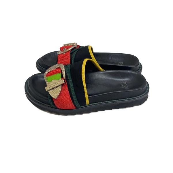 TOGA PULLA◇サンダル/36/BLK/1018G : セカンドストリートYahoo!店