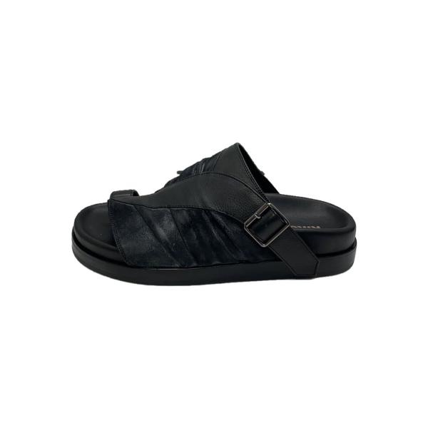 kiko kostadinov レザー　サンダル Kiko Kostadinov◇サンダル/42/BLK/レザー/VALAKAS SANDAL