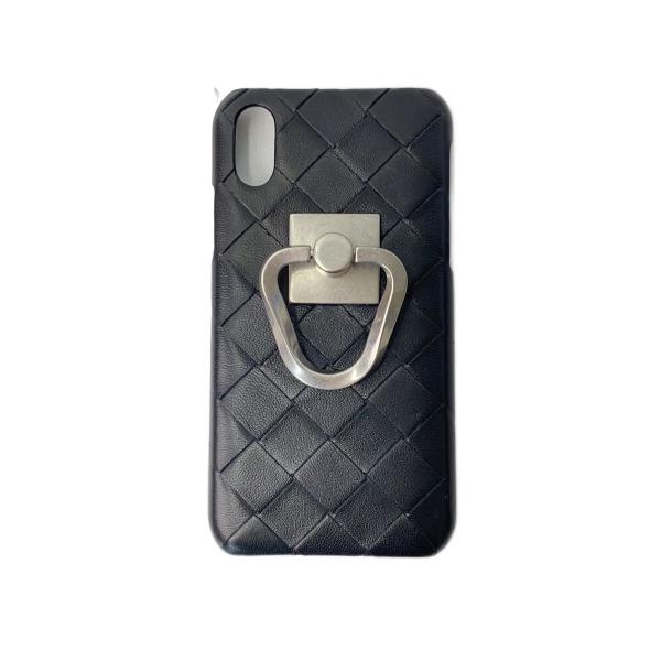 BOTTEGA VENETA◇小物/レザー/BLK/メンズ/スマホケース/イントレ