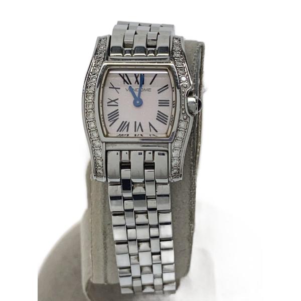 VENDOME AOYAMA◇クォーツ腕時計/アナログ/ステンレス/PNK/SLV/SS